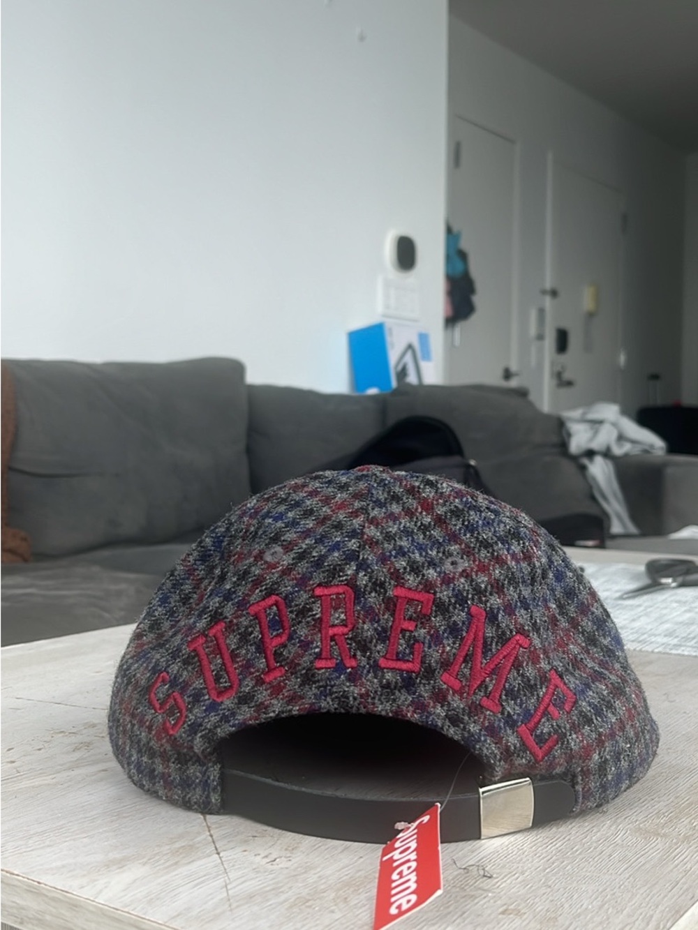 NWT FW14 Supreme 5 Panel Tweed Cap